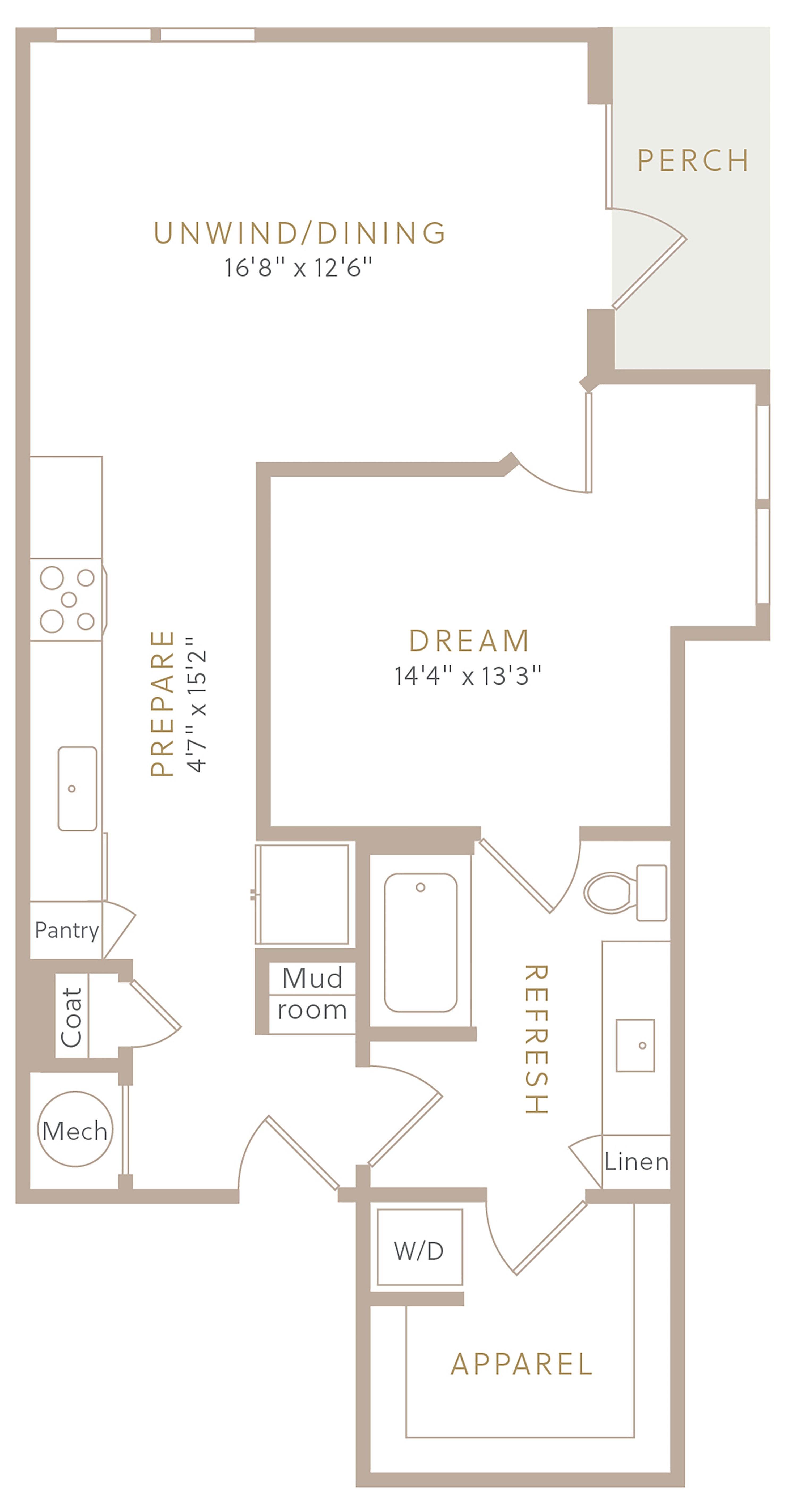 A2 floor plan